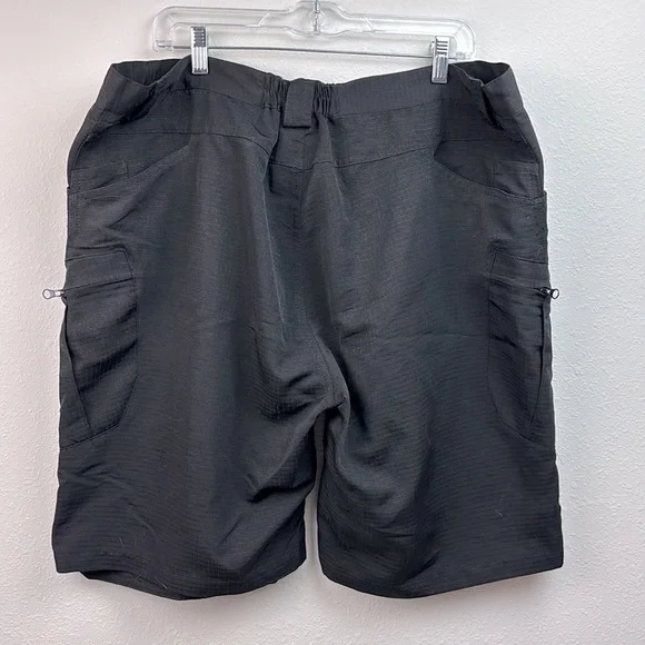 BWT Black tactical poly cotton mid thigh shorts for walking, sports, leisure - Picture 4 of 7